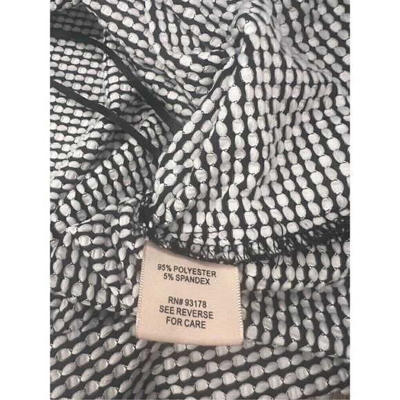 Philosophy Black & White Polka Dot Blouse - Women’s 1X - Picture 5 of 5